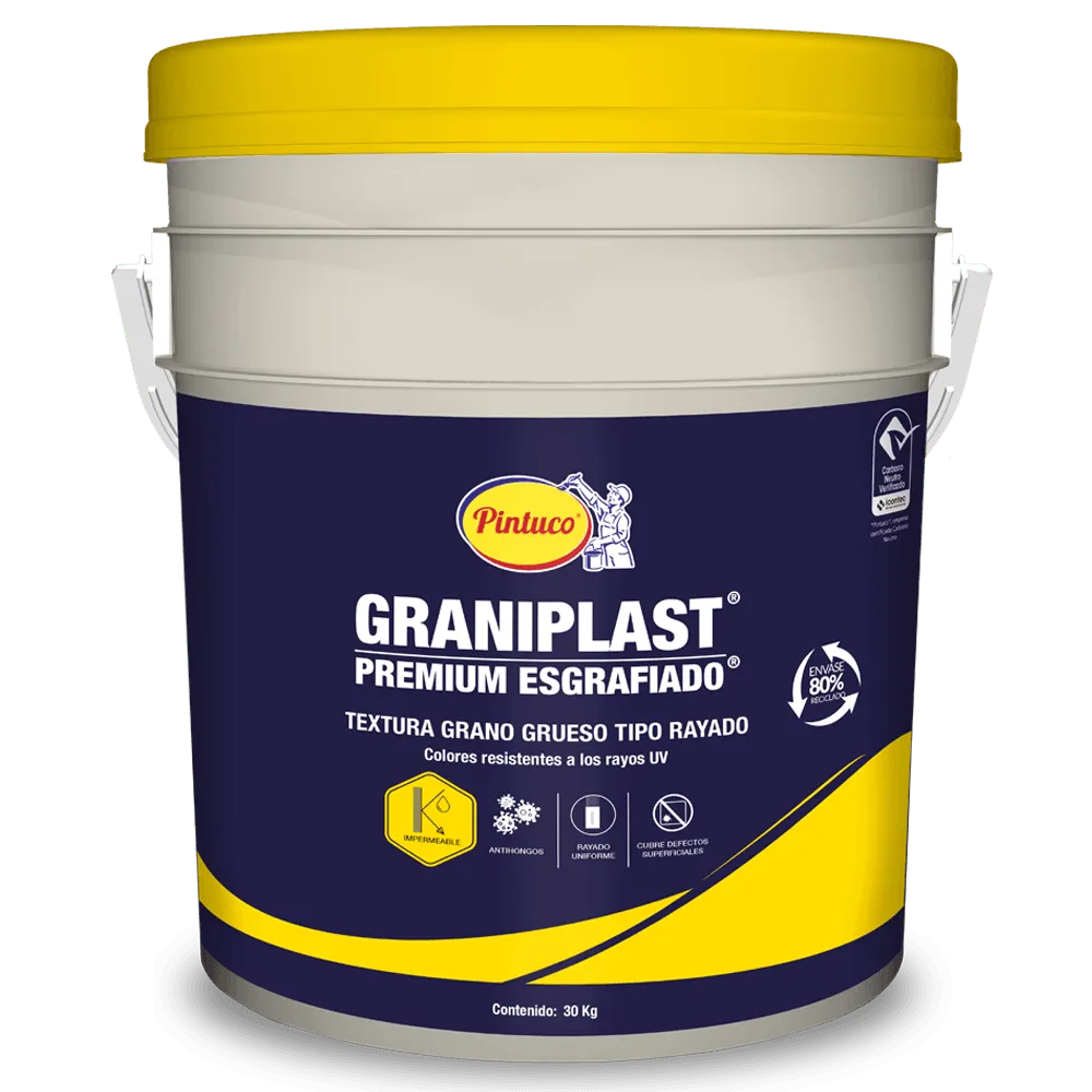 Textura acrílica Graniplast Premium Esgrafiado